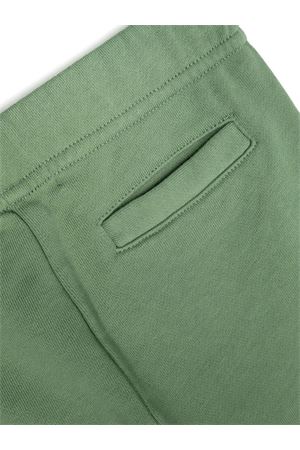 pantalone in cotone verde PALM ANGELS KIDS | PBXD003F23FLE0025501